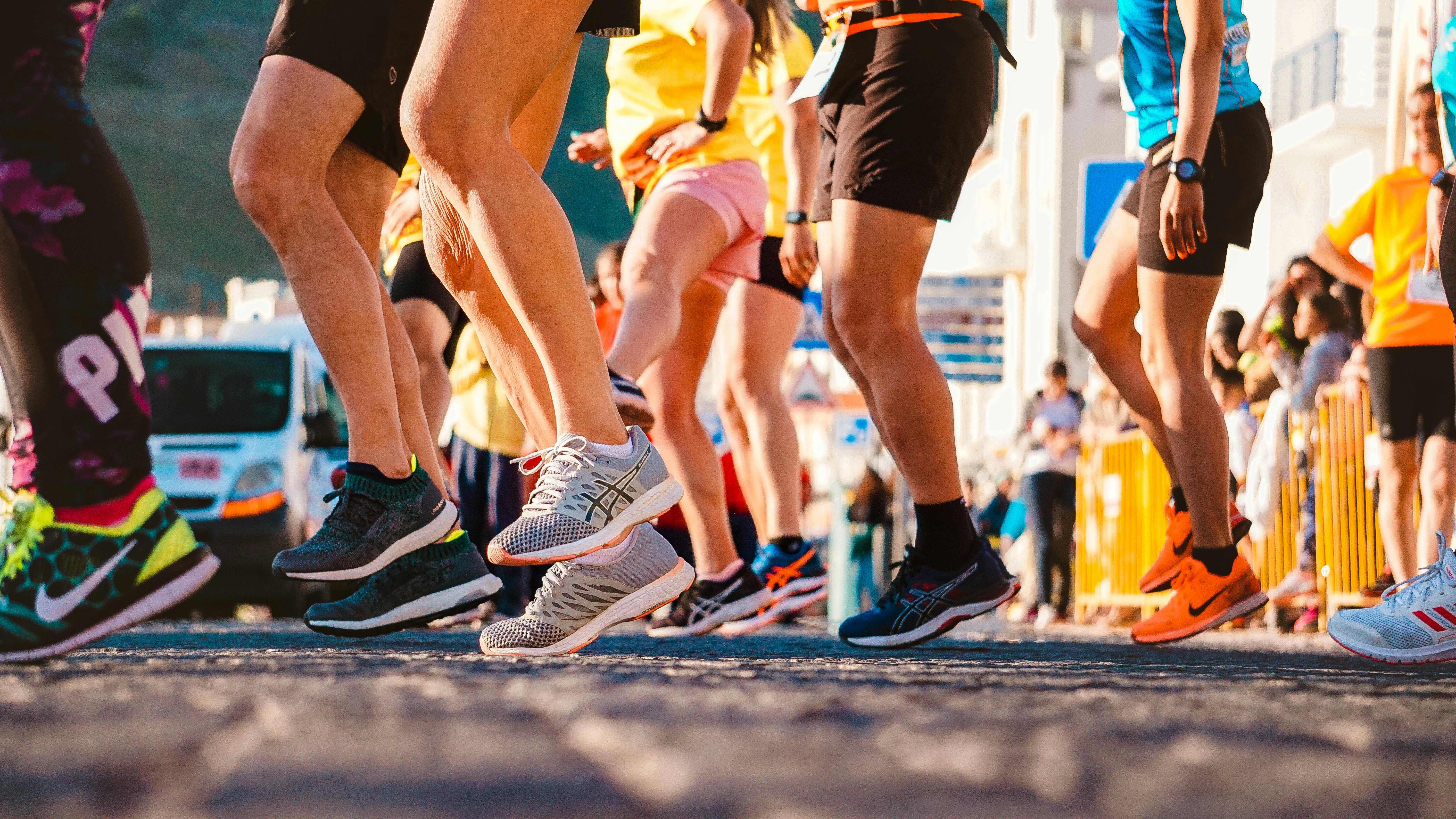 Sports shoes assortment